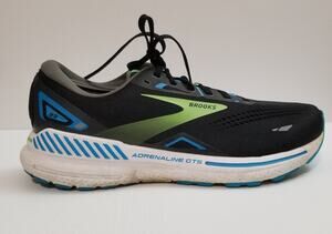 Brooks Adrenaline GTS 23 Mens Sz 11 Shoes Black Blue Running Walking 1103911D006